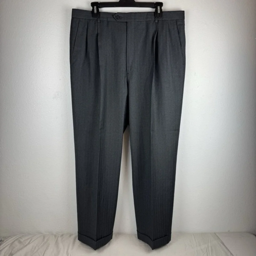 HART SCHAFFNER MARX Gold Trumpeter Mens Suit Pants‎ Blazer Jacket - 43R 38X29